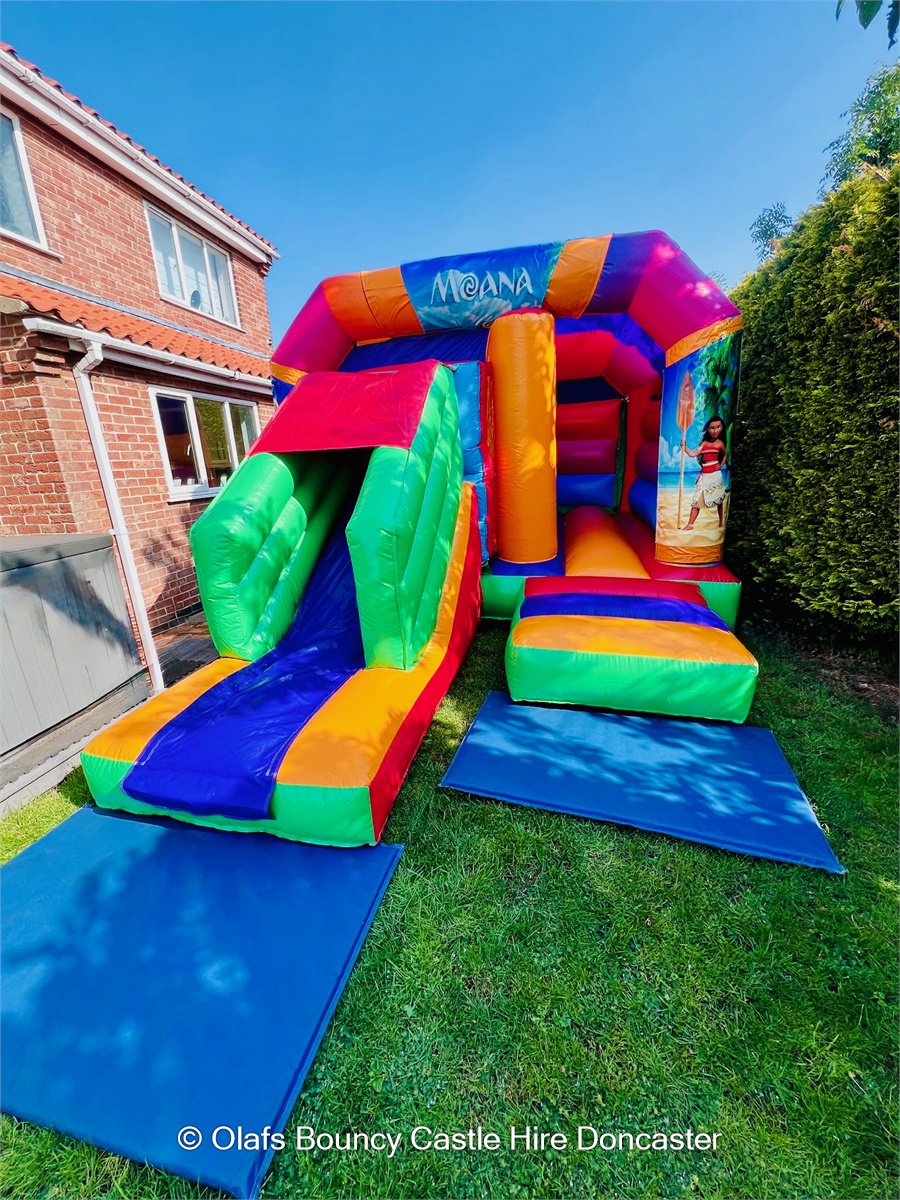 Moana Front Slide & Bounce For Hire In Doncaster, Rotherham, Sheffield